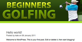 Golfing Blog
